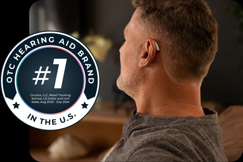 The number one OTC hearing aid brand in the US.