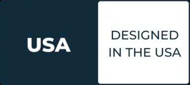 Designed in the USA certification badge