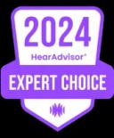 Hear advisor expert choice badge.