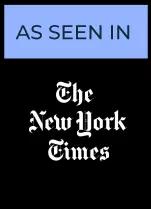 As seen in New York Times badge.