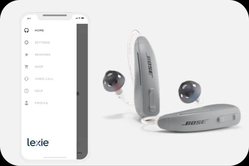 App and Bose hearing aids