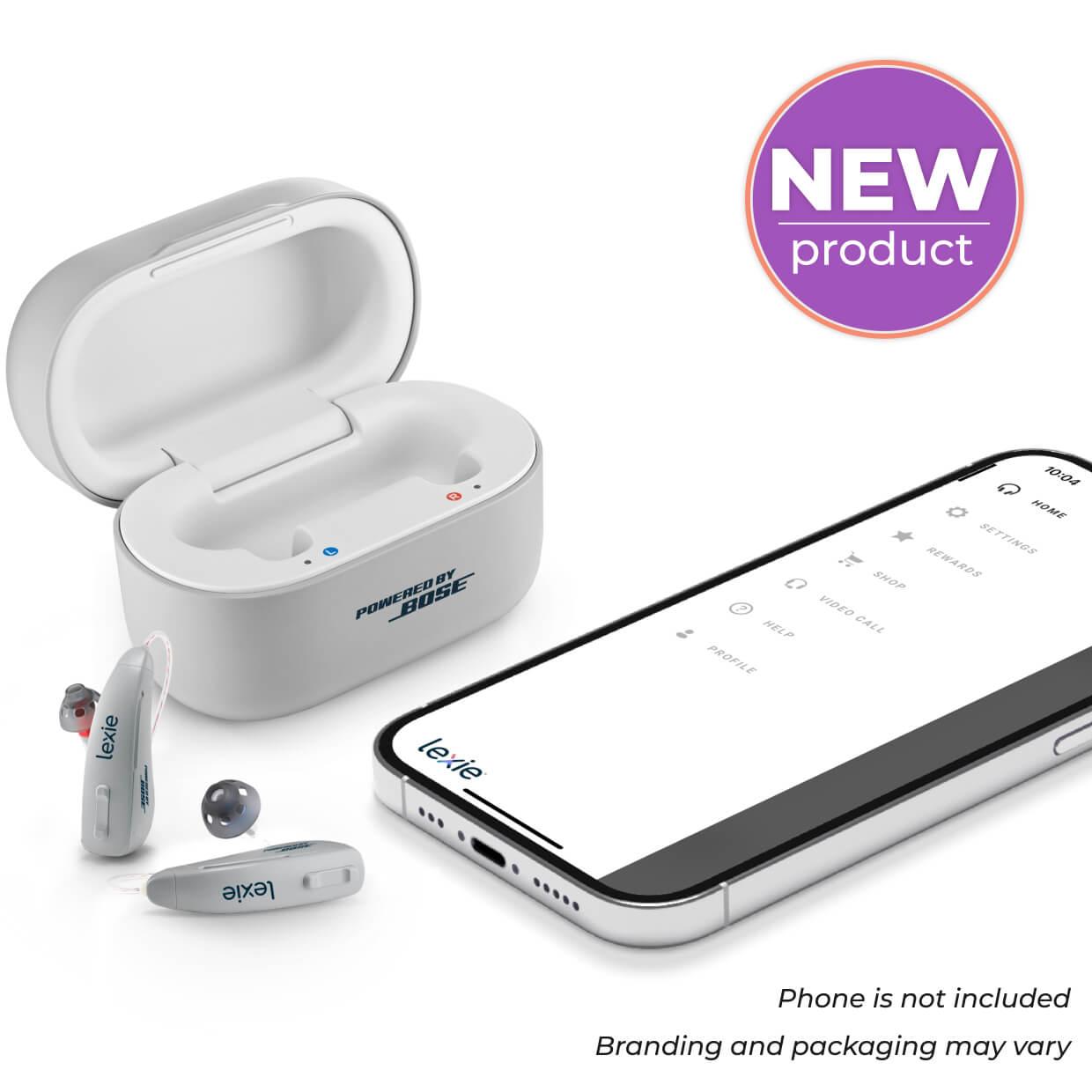 Lexie B2 Plus selffitting OTC hearing aids Powered by Bose