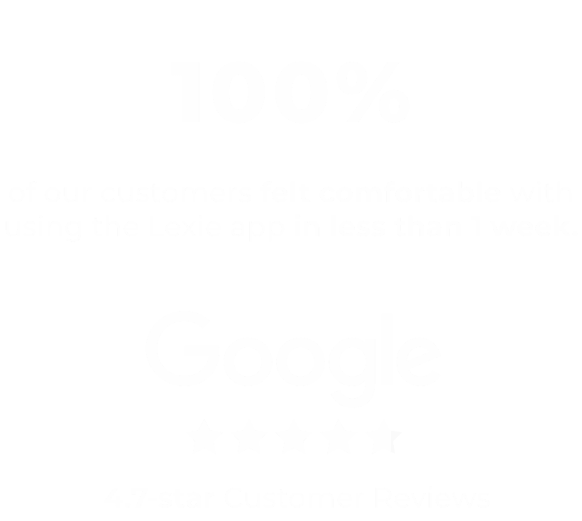 Google rating of 4.7 stars