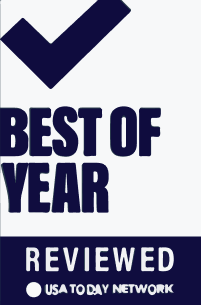 Reviewed Best of the year logo for the Lexie B2 hearing aids