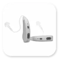 Lexie Lumen Product | Gray, Lexie Lumen hearing aid side thumbnail.