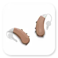 Lexie Lumen Product | Beige, Lexie Lumen hearing aid lying down thumbnail.