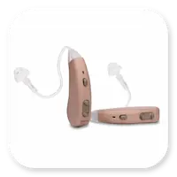 Lexie Lumen Product | Beige, Lexie Lumen hearing aid side thumbnail.